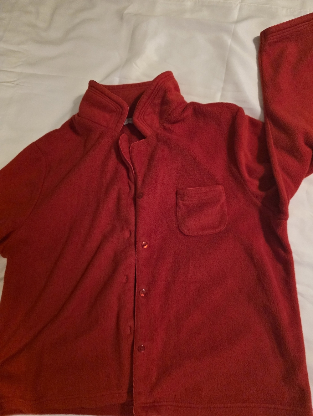 Jasmine Rose Itimates Fleece Button-up Pajamas